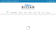 Tablet Screenshot of bissan.es